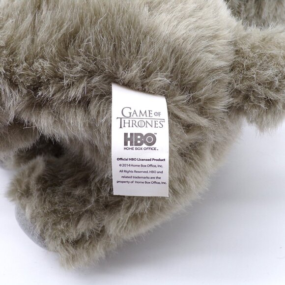 Game of Thrones Gray Dire Wolf Pup Plush Stuffed Animal Dog 9" Direwolf HBO 2014 - Picture 2 of 11